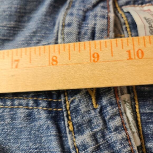 Levi Strauss Signature Jeans Womens 8 Stretch Mid Rise Bootcut Blue Denim Rodeo - Picture 6 of 14